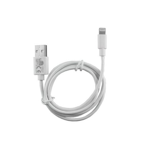 Καλώδιο Lightning USB 2.4A Φόρτισης - Data 1m Λευκό LO1 Lime