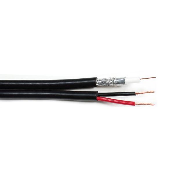Καλώδιο RG59 305m με 75R power supply 1X0.81MM Χαλκός + 128X0.12MM CCA / 6MM PVC Well RG59/2C-CU/CCA