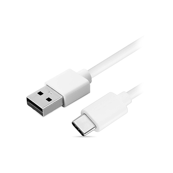 Καλώδιο TYPE-C σε USB 2.4A Φόρτισης - Data 3m Λευκό/Μαύρο