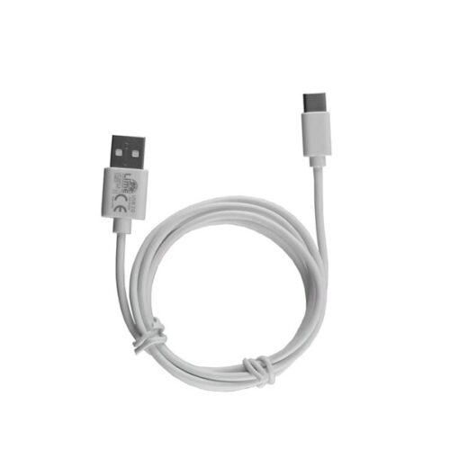 Καλώδιο Type C σε USB 2.4A Φόρτισης - Data 1m Λευκό L01 Lime