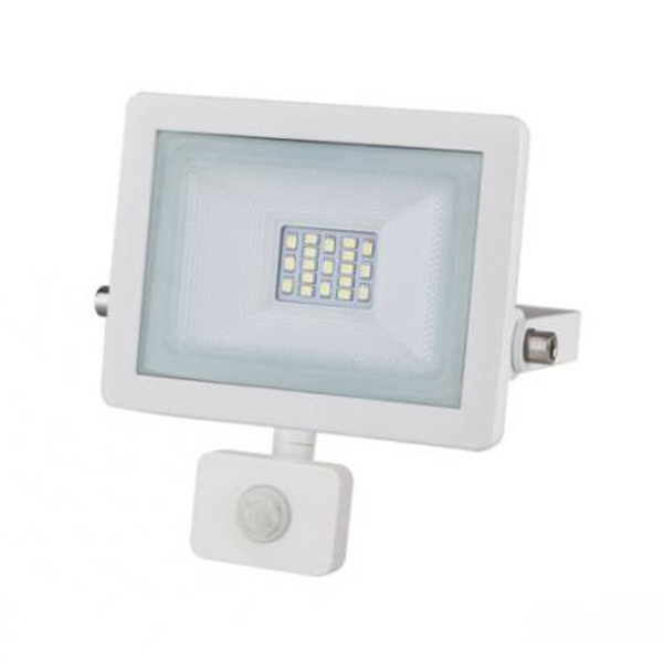 Προβολέας 30W LED 3000lm COM με φωτοκύτταρο White