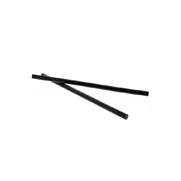 Ράβδοι σιλικόνης μαυροι Φ 11mmx30cm συσκ. 12Τεμ Well GS-BK1130-CHR
