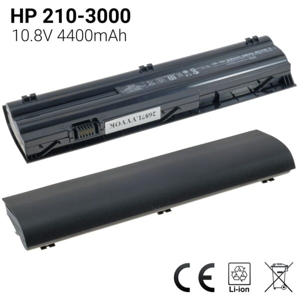 10.8V 4400mAhΣυμβατή Μπαταρία Li-ion 10.8 volt 5.200 capacity DM1-4000 646757-001 MT06 MT03 DB3B YB3B 