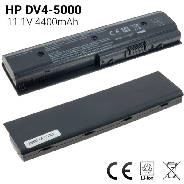 11.1V 4400mAhΣυμβατή Μπαταρια Li-ion 11.1 volt 4.400 capacity6cell&nbsp;HSTNN-LB3P&nbsp;HP Pavilion dv6-7000 dv6-8000 dv7-7000&nbsp;