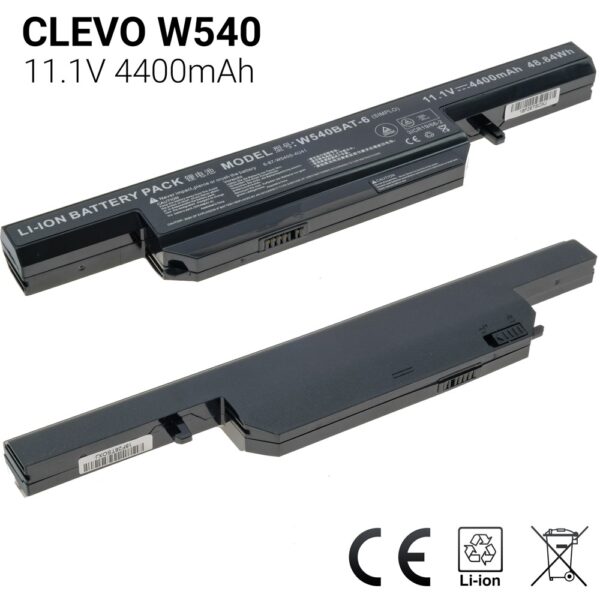 11.1V 4400mAhΣυμβατή Μπαταρια Li-ion 11.1 volt 4400 capacityW550EU