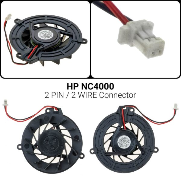 2 PINHP NC4000 NC4010Laptop ΑνεμιστήραςN600 N610 N620C N610C N610V NC4000 NC4010