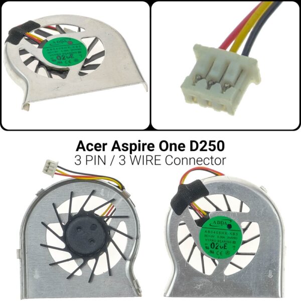 3 PIN3 WIREAcer Aspire One D250 KAV60P531H KAVA0 KAV60