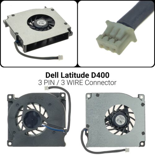 3 PIN3 WIREDell D400 D410 ΑνεμιστήραςD400 D410 PP06S UDQFWZH15CARAB0605HB-TB3