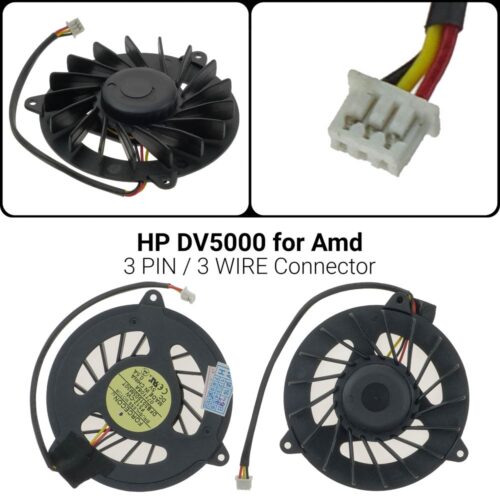 3 PIN3 WIREHP DV5000 for AmdAMD DV5000 DV5100 DV8000 C300 C500DFB551505M30T