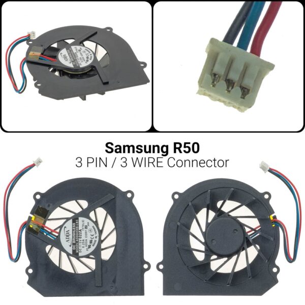 3 PIN3 WIRESamsung R50 R55 ΑνεμιστήραςAD0605HB-LB3