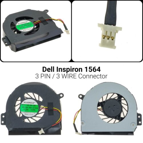 3 PIN3 WIREΑνεμιστήρας Dell Inspiron 1564 1764 1464 MF60100V1-Q010-G99 F5GHJInspiron 1464 1564 1764 P08F P09G 13R 14R N4010 FN68 P08F