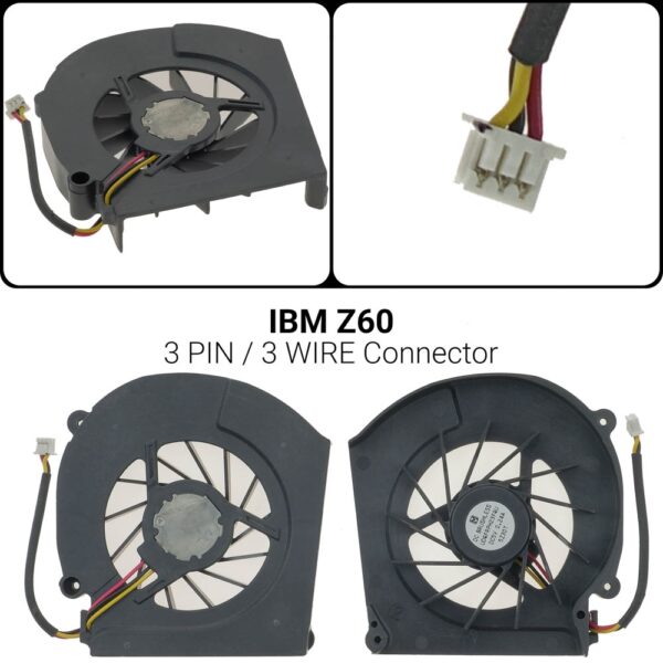 3 PIN3 WIREΑνεμιστήρας IBM Z60 Z61MIBM ThinkPad Z60 Z60M Z61M MCF-C10AM05