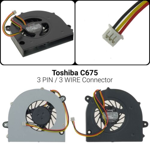 3 PIN3 WIREΑνεμιστήρας Toshiba C675 C670D C670DFS531305M30T FAJ5L770 L775