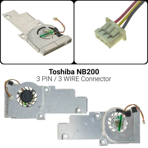 3 PIN3 WIREΑνεμιστήρας Toshiba NB255 NB200 GC053507VH-ANB200 NB201 NB205 FOR ACER AOD150 AOD250AT081008ZX0