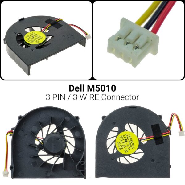 3 PINDell M5010 N5010 15RMF60120V1-B020-G99 KSB0505HA15R N5010 M5010 DFB451005M20T