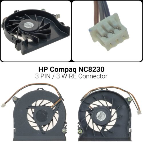 3 PINHP Compaq NC8230 NX8220 NW8240 NX7400 ΑνεμιστήραςNC6210 NC6220 NC8230 NX8220 NW8240 NX7400378233-001   NX7300