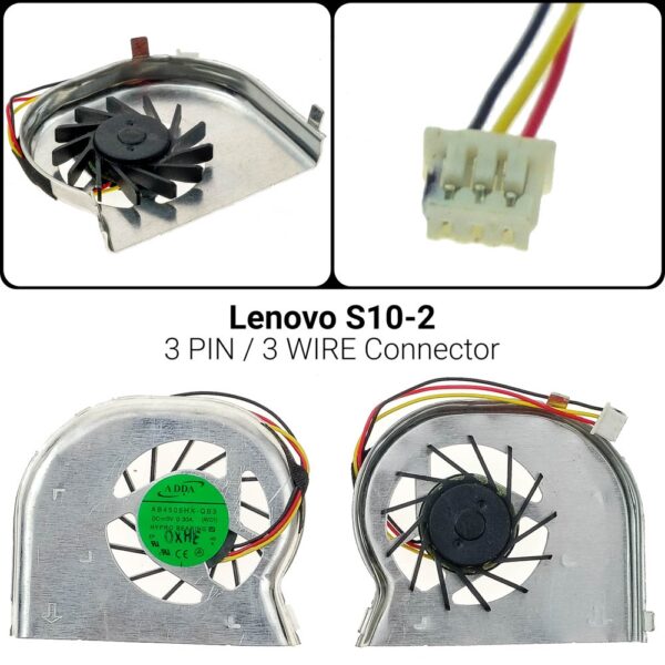 3 PINLenovo S10-2 S10-2C S10-3C ΑνεμιστήραςAB4505HX-QB3Also :Acer D250 ZG5 KAV10S10-2 S10-2C S10-3CD250 P531H KAVA0 KAV60 ZG5