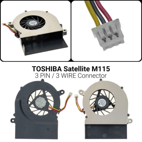 3 PINTOSHIBA Satellite M115 ΑνεμιστήραςM115 M110 M115-S1061 UDQFZPR05C1N 60033B0006001