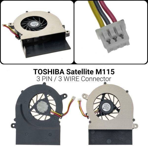 3 PINTOSHIBA Satellite M115 ΑνεμιστήραςM115 M110 M115-S1061 UDQFZPR05C1N 60033B0006001