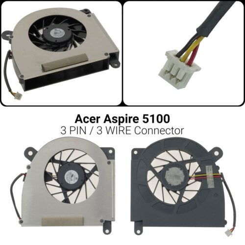 3 PINΑνεμιστήρας Acer Aspire  5100 5101AWLMi 5102WLMi AS3100AB7505UX-EB33104 5100 cooler 5110 5200 3600 BSB0705HC