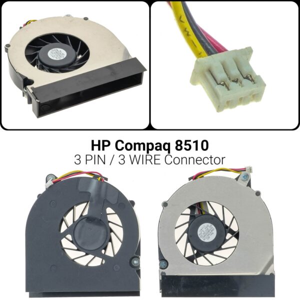 3 PINΑνεμιστήρας HP 8510 Ανεμιστήρας 8510P/8510W 452199-001HP 8510 8510P 8510W CPU fan 452199-001