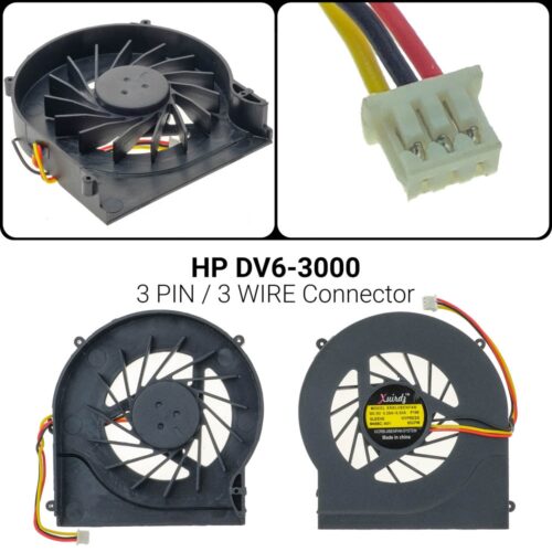 3 PINΑνεμιστήρας HP DV6-3000 DV7-4000 633075-001622032-001 DFB552005M30T FALX000EPA  HP ENVY 17-1000 Type ADV7-5000