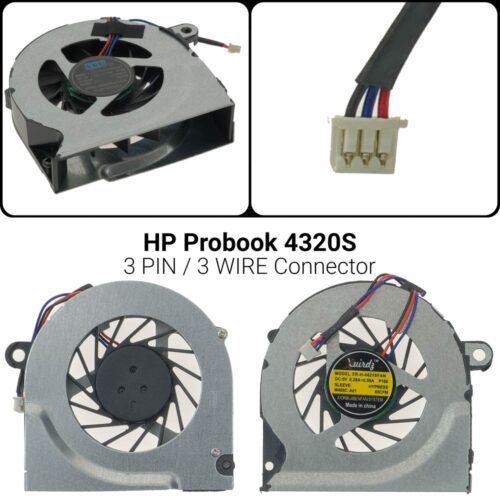 3 PINΑνεμιστήρας HP Probook 4320S 4321S 4326S 4420S 4421S 4426SHP 4325S 4420S 4421S 4321S cooler 4320S 4425S 4326SKSB0505HB 602472-001