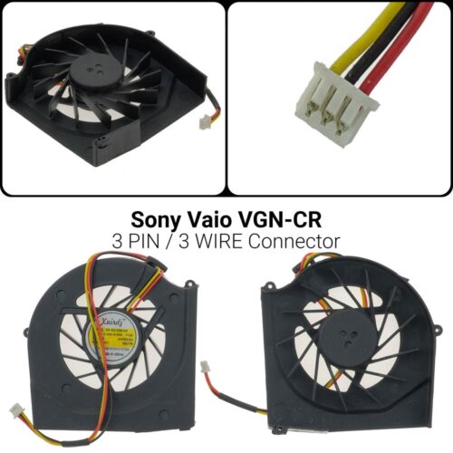 3 PINΑνεμιστήρας SONY VAIO VGN-CR507E FN13VGNCRUDQFLZR02FQU (DC5V 0.20A)
