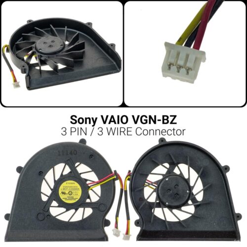 3 PINΑνεμιστήρας Sony BZ VGN-BZDQ5D566CE00 MCF-C25BM05NUDQF2JR02CQU MCF-C25BM05