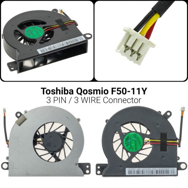 3 PINΑνεμιστήρας Toshiba Qosmio F50-11YToshiba Qosmio F50 F55 F55-Q502