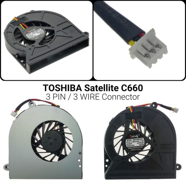 3 PINΑνεμιστήρας Toshiba Satellite c650 c660 3PINV000210960 C655 C655D C650 C655 L655