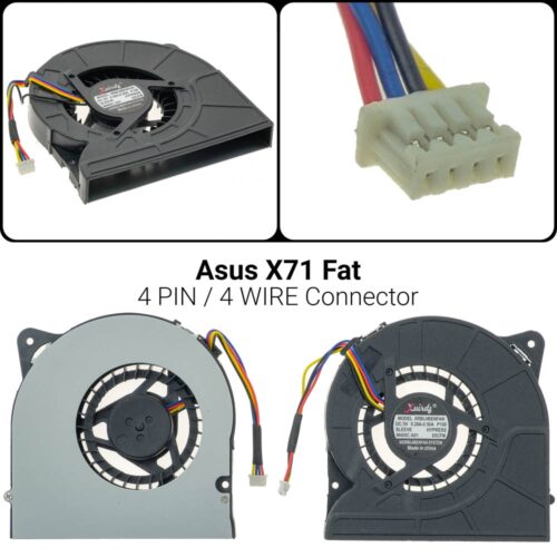 4 PIN4 WIREASUS X71 X71S X71SL N70 N90 M70 F70SL F90SV G71 G71GX G71G UDQFLZH22DAS KDB0705HB 7H95