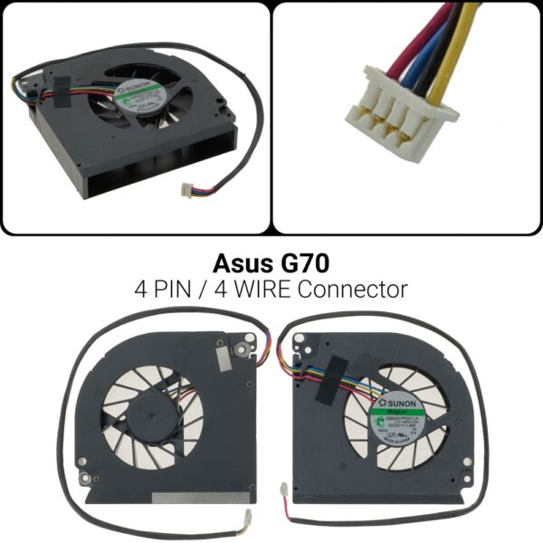 4 PIN4 WIREAsus G70GB0507PGV1-AASUS G70 G70 G70V G70G G70VT