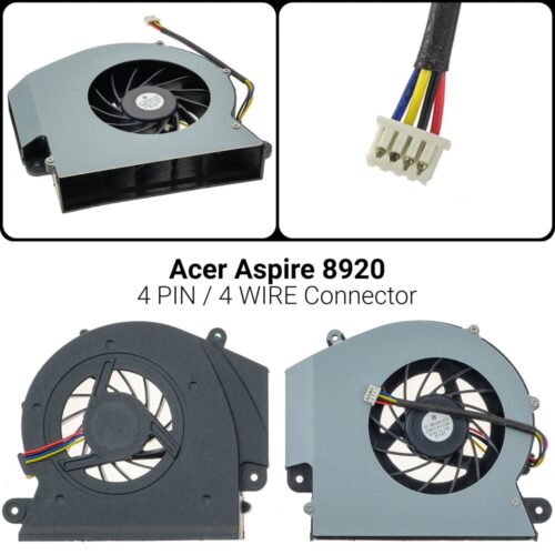 4 PIN4 WIREΑνεμιστήρας Acer Aspire 8920 8920G 8930 8930GAspire 8920 8920G 8930 8930G MF60120V1