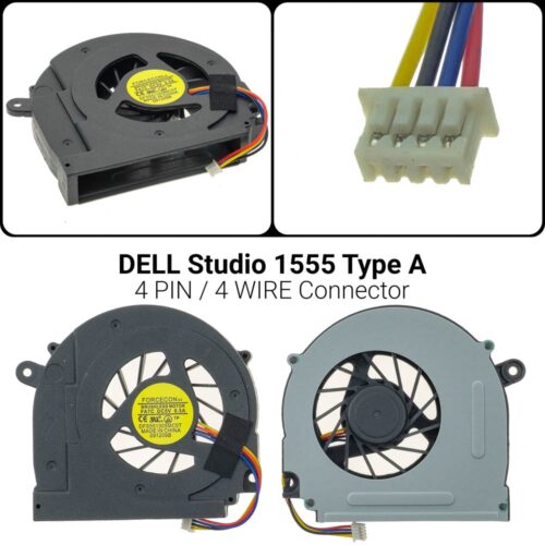 4 PIN4 WIREΑνεμιστήρας DELL Studio 15551558 1557 1535 1536 1537  W956j Dfs541305m1535 1536 1537 1555 1556 1558 PP33L pp39l