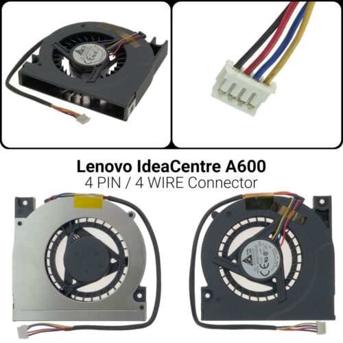 4 PIN4 WIREΑνεμιστήρας Lenovo Ideacentre A600A600 A700 Q220 BSB0705HC