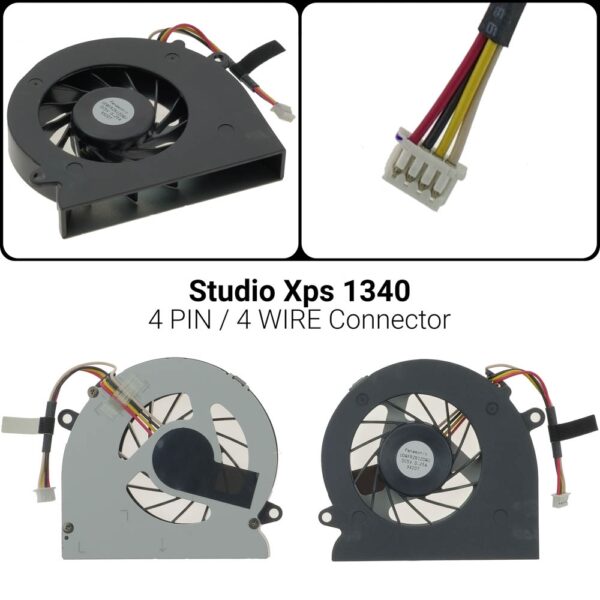 4 PIN4 WIREΑνεμιστήρας Studio Xps 1340 M1340