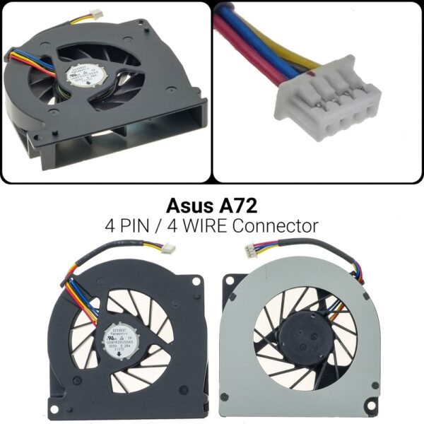 4 PINAsus A72 A72J A72JT A72F K72 K72F K72JR A72 A72J A72F K72 K72F K72JR K72D K72DR K52N K52J N71JQ KSB06105HBKSB06105HB