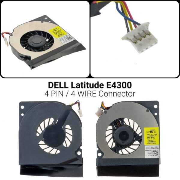4 PINΑνεμιστήρας Dell E4300DC280004WFLWM598 GB0555PDV1-A 13.B3442.F.GNDell Latitude E4300 DFS400805L10TDELL PP13S