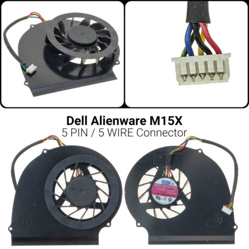 5 PIN5 WIREDELL ALIENWARE M15X Ανεμιστήραςm15x PR2H1 BNTA0815R5H
