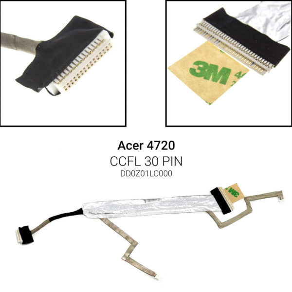 CCFL 30 PINLCD&nbsp;AS4520 AS4220 as4320 Z01 Z03&nbsp;Aspire 4520 4520G 4720 4720G 4720Z cable 4520 4720 LCD LVDS cable DD0Z01LC000DD0Z01LC000