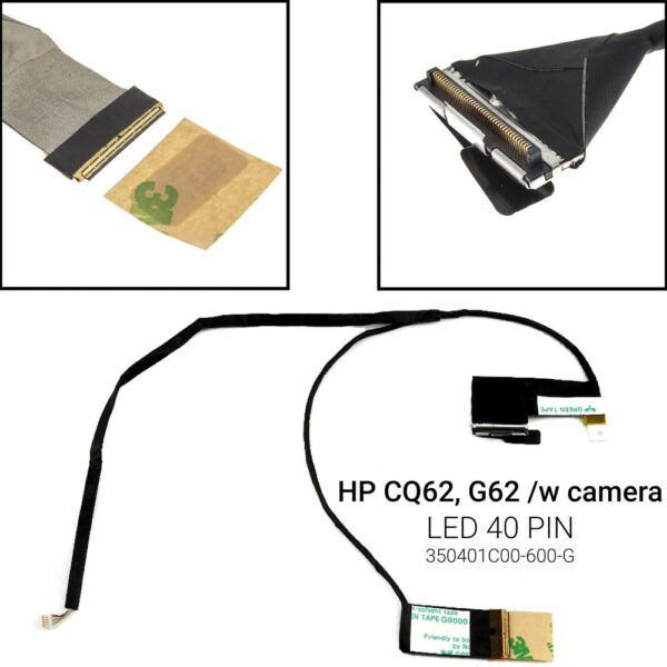 LED 40 PIN350401C00-600-G350401P00-GEK-GHP CQ42 G42 CQ56 G56 CQ62 G62 LCD LVDS CABLE 