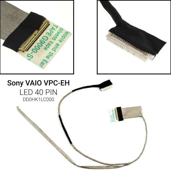 LED 40 PINFlex Sony Vaio VPC-EH seriesLED&nbsp;DD0HK1LC000VPC EH PCG-71911MVPCEH50.4MQ05