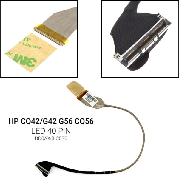 LED 40 PINLED HP CQ42/G42 G56 CQ56&nbsp;31.5 CM&nbsp;DD0AX6LC030DD0AX1LC000DD0AX1LC001