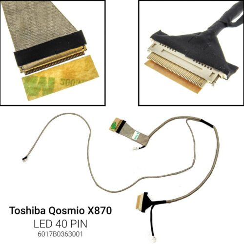 LED 40 PINX870-15G X870-B731 X870-BT2G23Qosmio X875 X870 LVDS cable 6017b03630016017B0363001