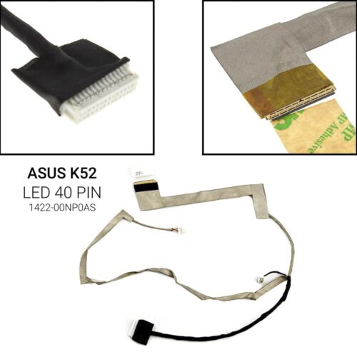 LED 40 PIN&nbsp;1422-00NP0AS for ASUS K52 K52F A52 A52jK52F K52JR K52JE K52n A52 A52F A52JB A52j X52&nbsp;1422-00NP0AS