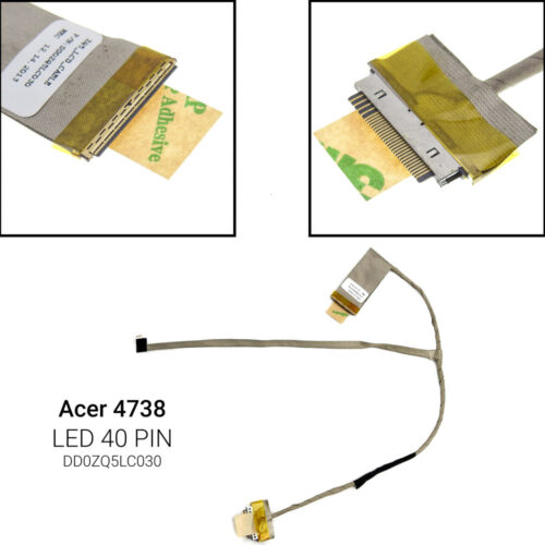 LED 40 PIN&nbsp;4733 4235 4252 D642 ZQ5 4552G&nbsp;Aspire 4733 4733G 4738 4738G 4552 4552G DD0ZQ5LC030DD0ZQ5LC000