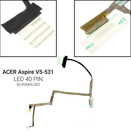 LED 40 PIN&nbsp;Aspire V5 V5-531 V5-571 V5-571GV5-471 V5-471G V5-431 VA51&nbsp;50.4VM06.002