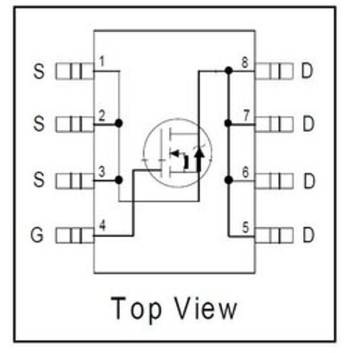 MDS2659 N-Channel MOSFET SOP8VDS=30VID=15A @ VGS=10V