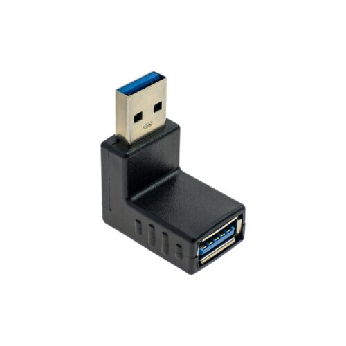 Γωνιακός Αντάπτορας 90° USB 3.0Χαρακτηριστικά:Εξωτερικό υλικό: PVCΒύσμα 1: USB 3.0 A FemaleΒύσμα 2: USB 3.0 A MaleDOA 14 Ημερών